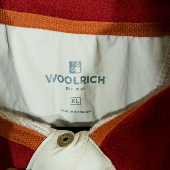 Men's WOOLRICH Beige Snap T Pullover Sweater Size XL - Picture 6 of 6